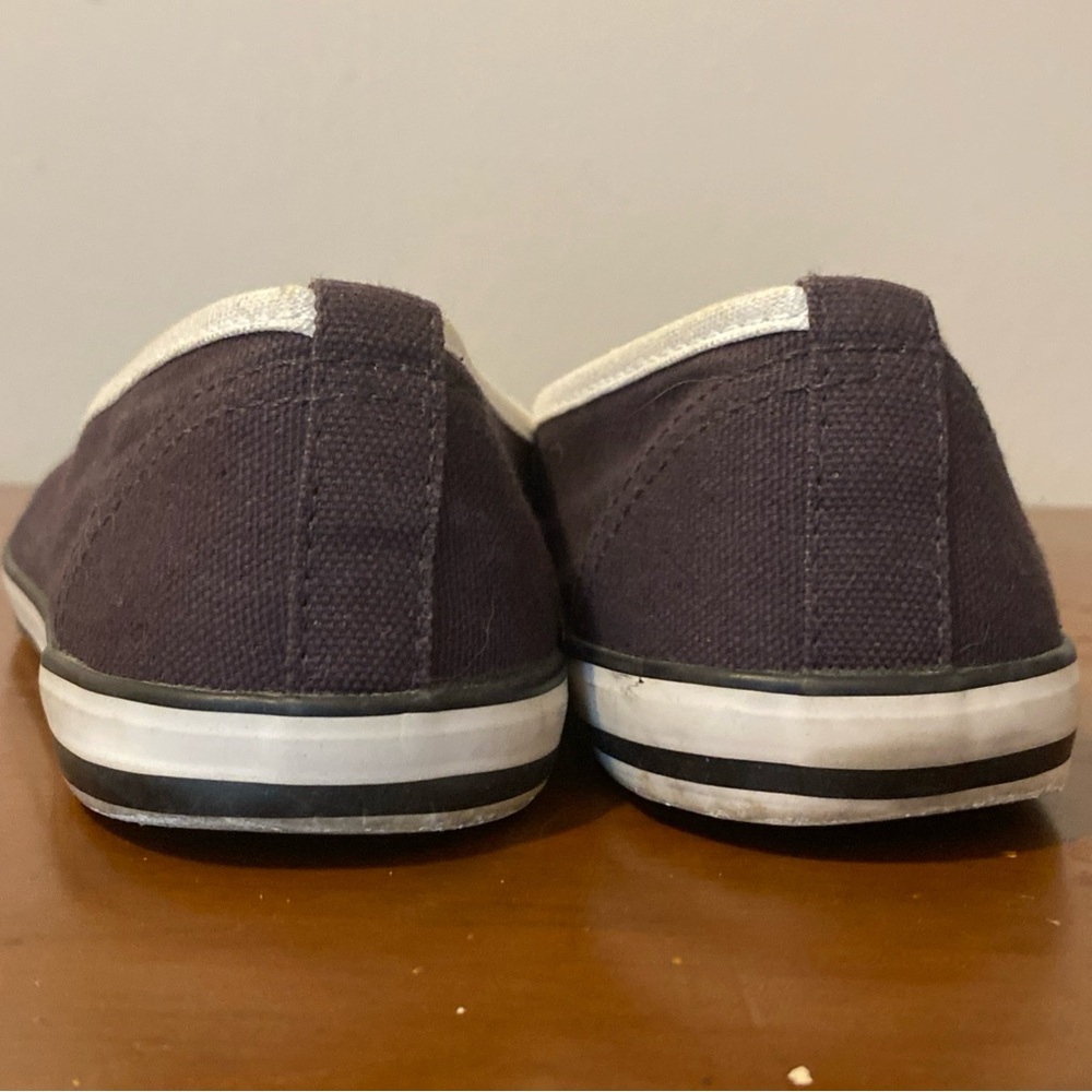 Longchamp Le Pilage Women's Grey and White Ballet Flat Shoes Women’s Size 6 - Picture 8 of 11